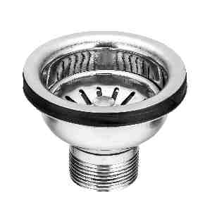 Stainless Steel Sink Waste Coupling with Deep Strainer