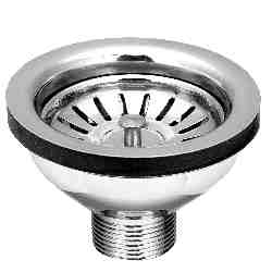 Stainless Steel Sink Waste Coupling with Strainer